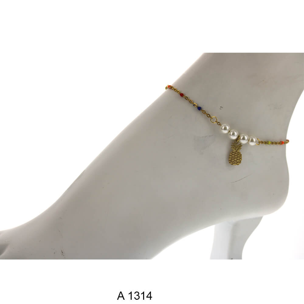 Stainless Steel Anklet A 1314