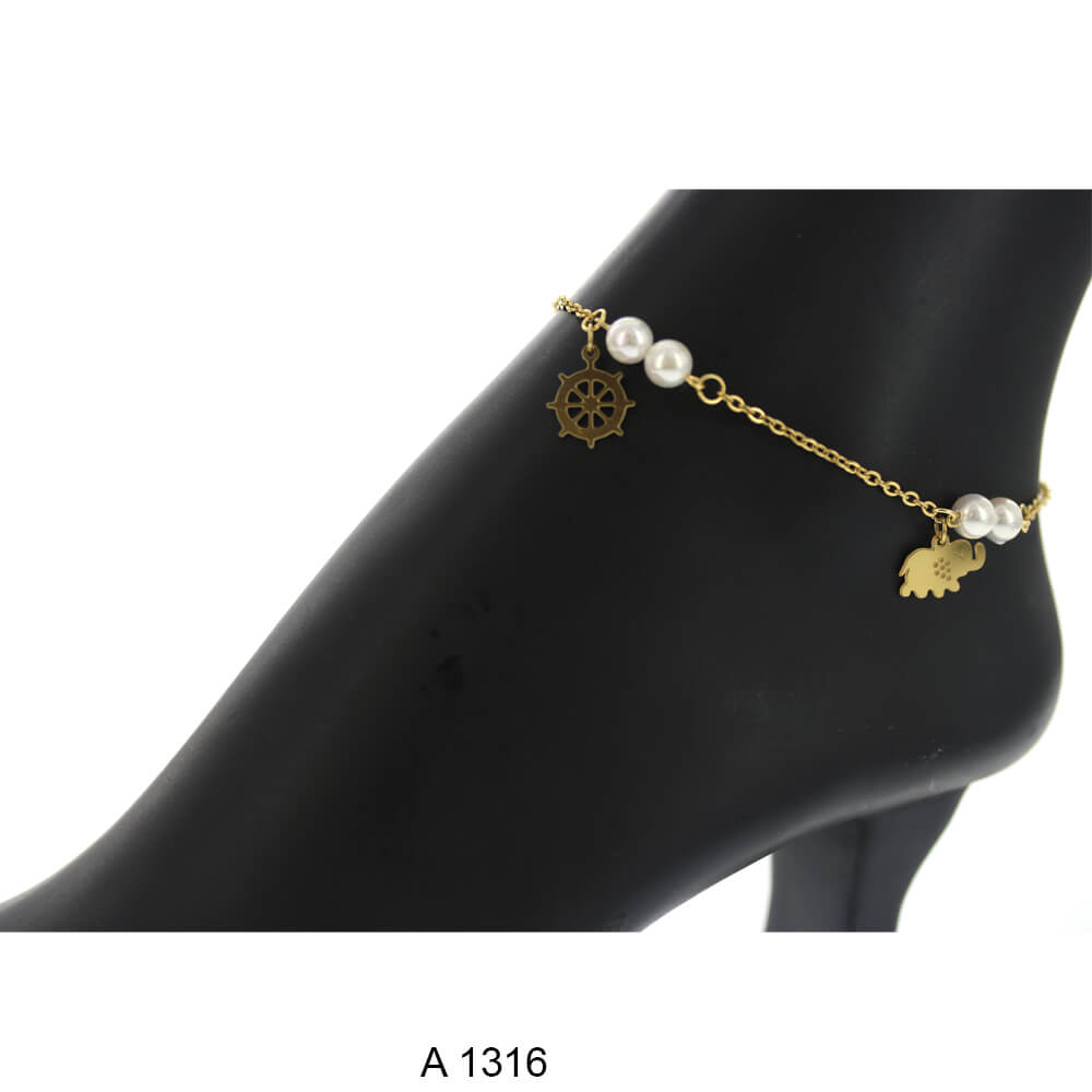 Stainless Steel Anklet A 1316