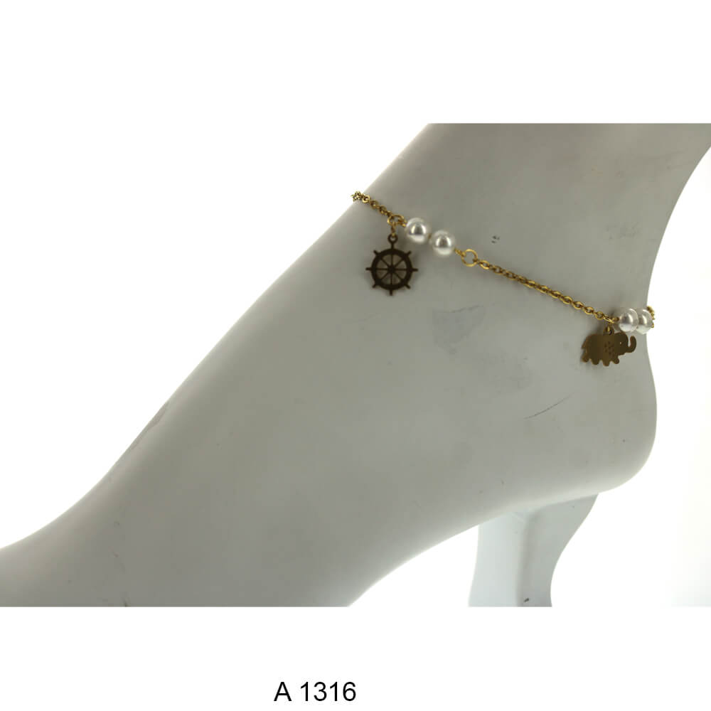 Stainless Steel Anklet A 1316