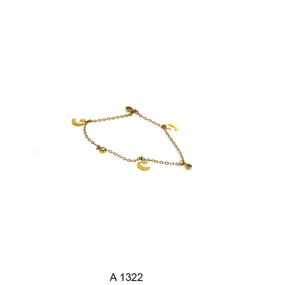 Stainless Steel Anklet A 1322