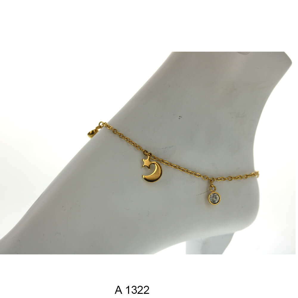 Stainless Steel Anklet A 1322