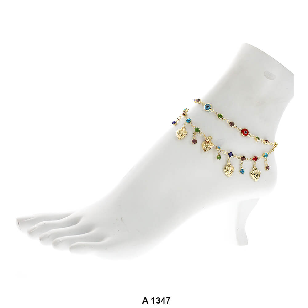 Heart Anklets A 1347