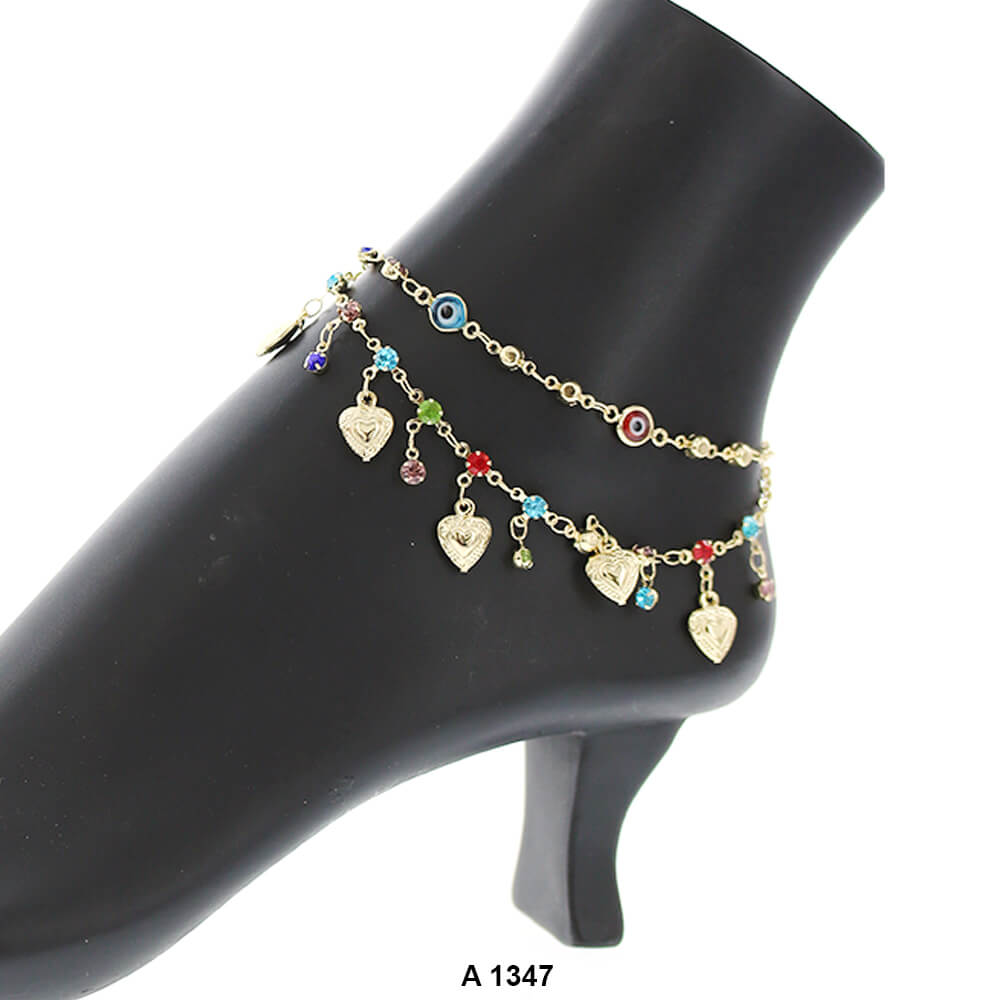 Heart Anklets A 1347