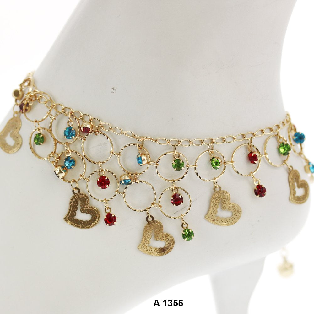 Heart Anklets A 1355