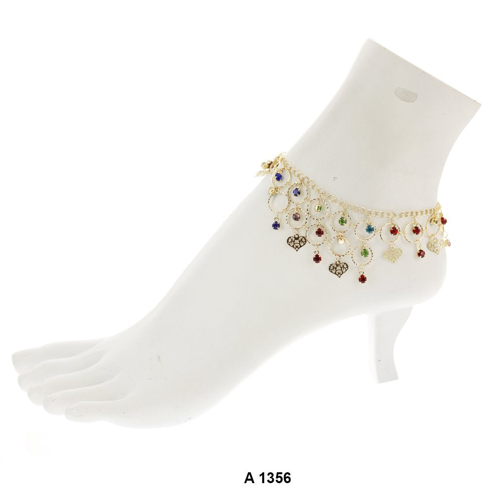 Heart Anklets A 1356