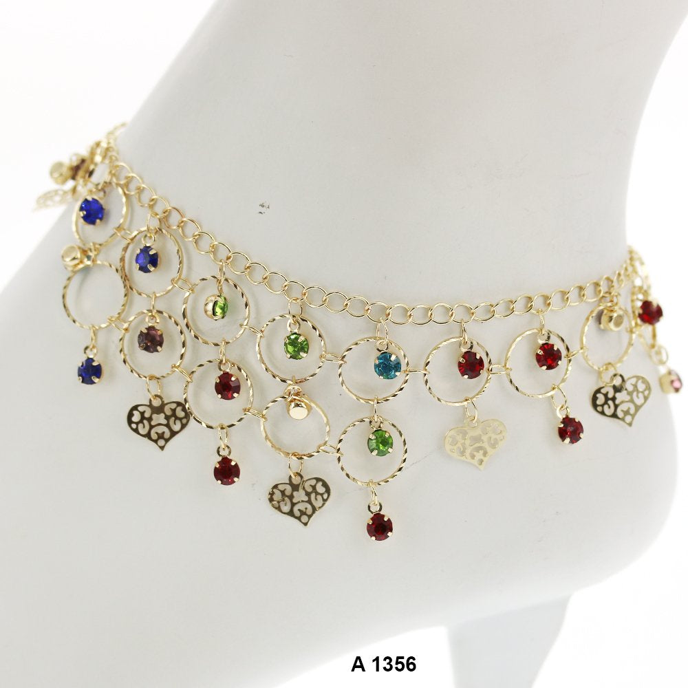 Heart Anklets A 1356