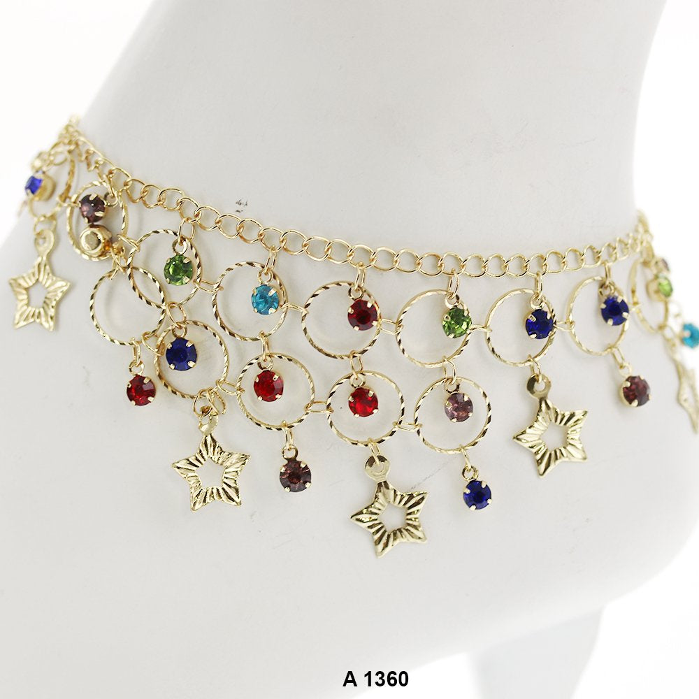 Star Anklets A 1360