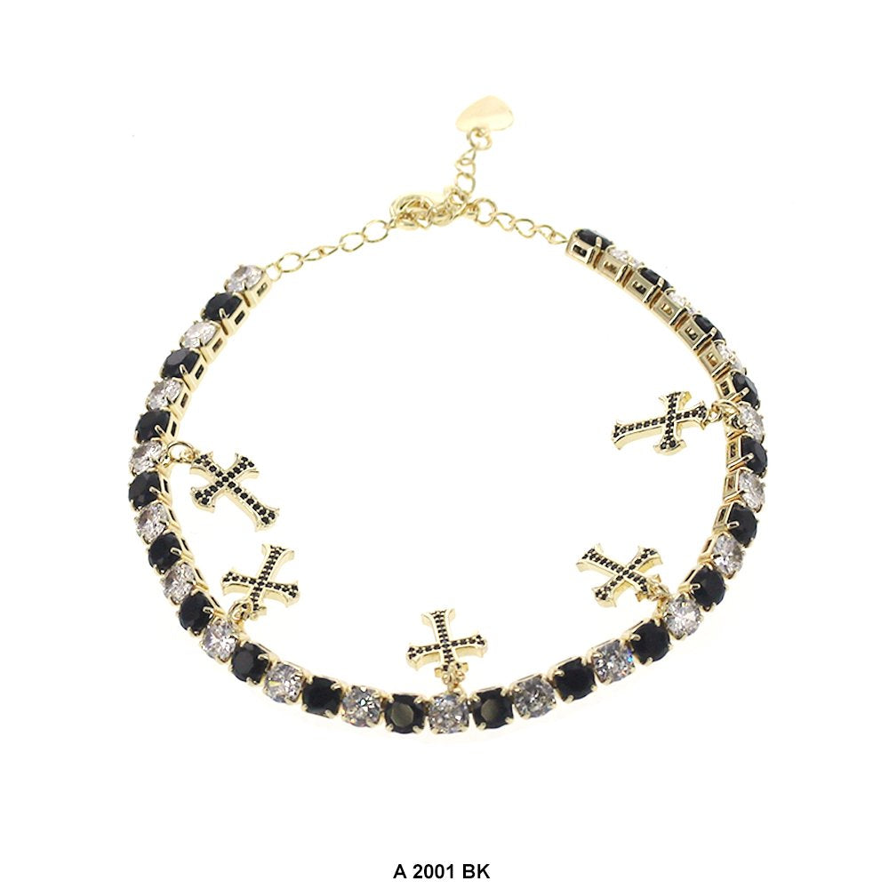 Cross Charm Anklets A 2001 BK