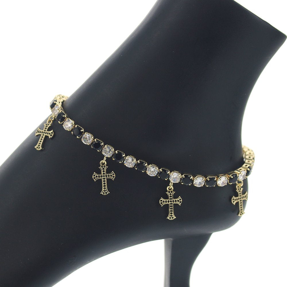 Cross Charm Anklets A 2001 BK