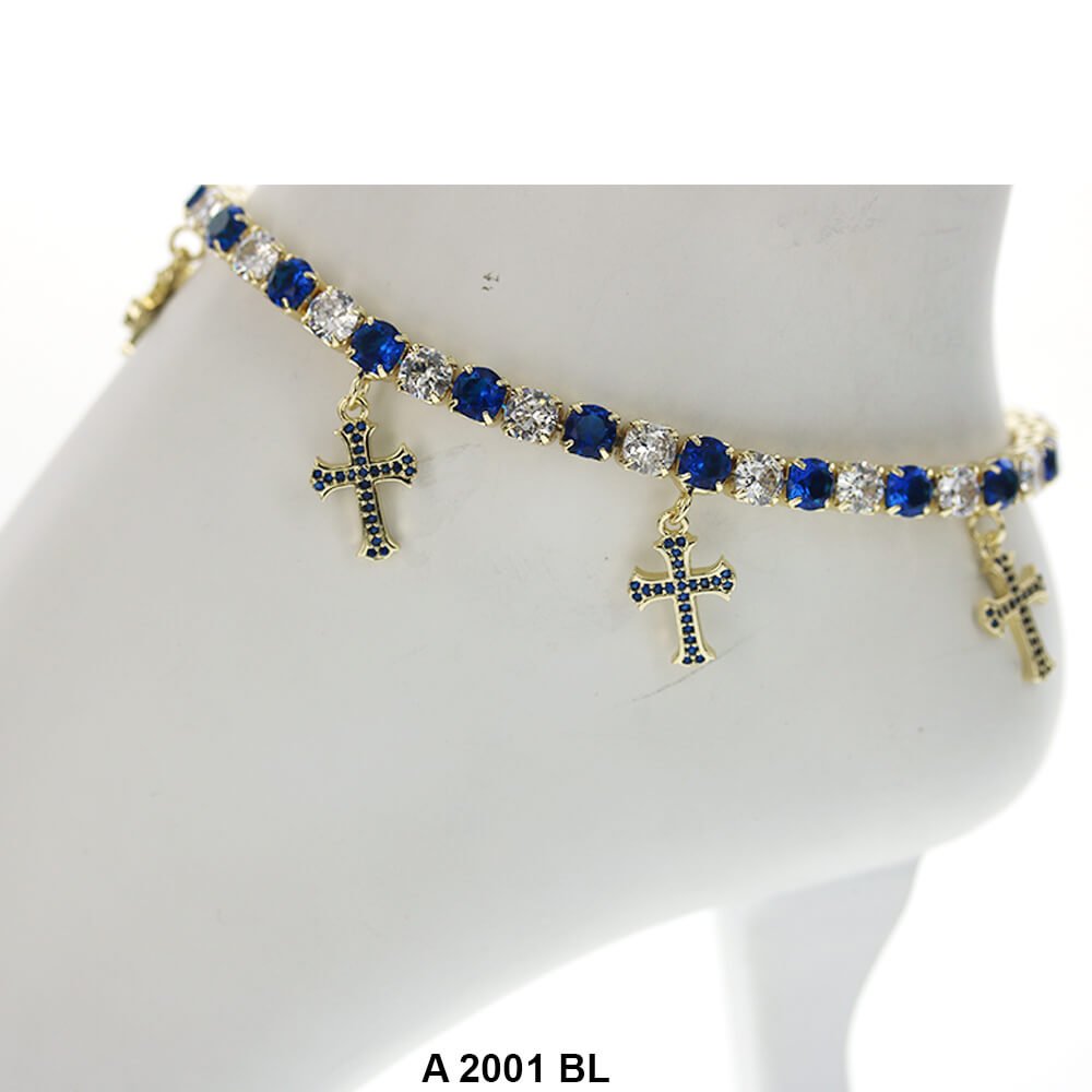 Tobilleras Cross Charm A 2001 BL