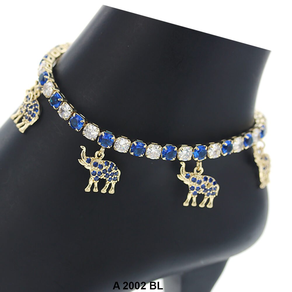 Elephant Charm Anklets A 2002 BL