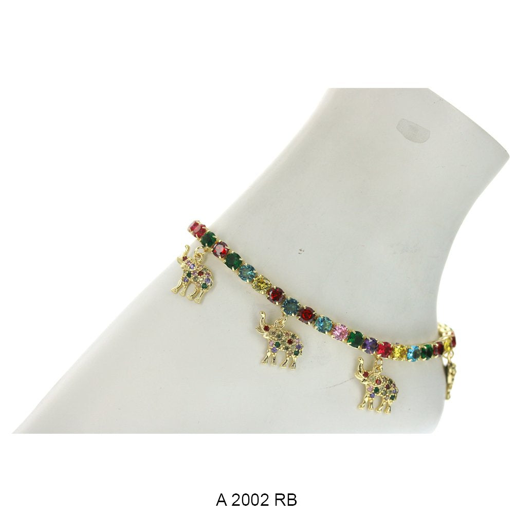 Elephant Charm Anklets A 2002 RB