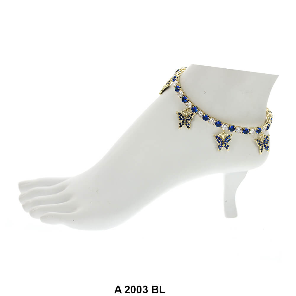 Butterfly Charm Anklets A 2003 BL