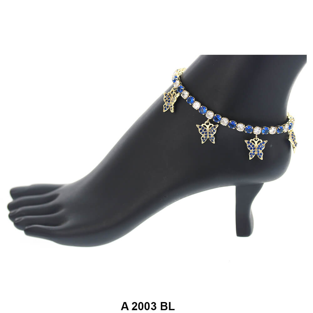 Butterfly Charm Anklets A 2003 BL