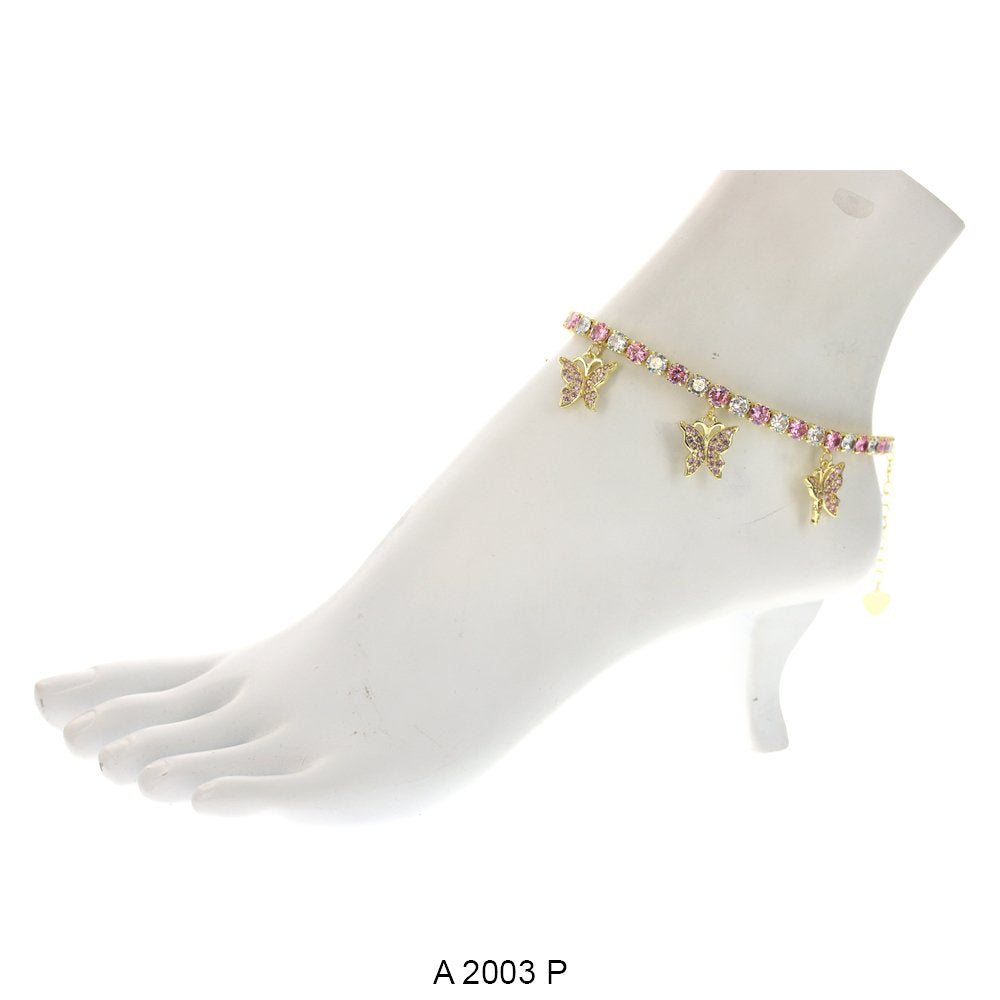 Butterfly Charm Anklets A 2003 P