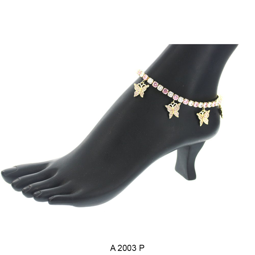 Butterfly Charm Anklets A 2003 P
