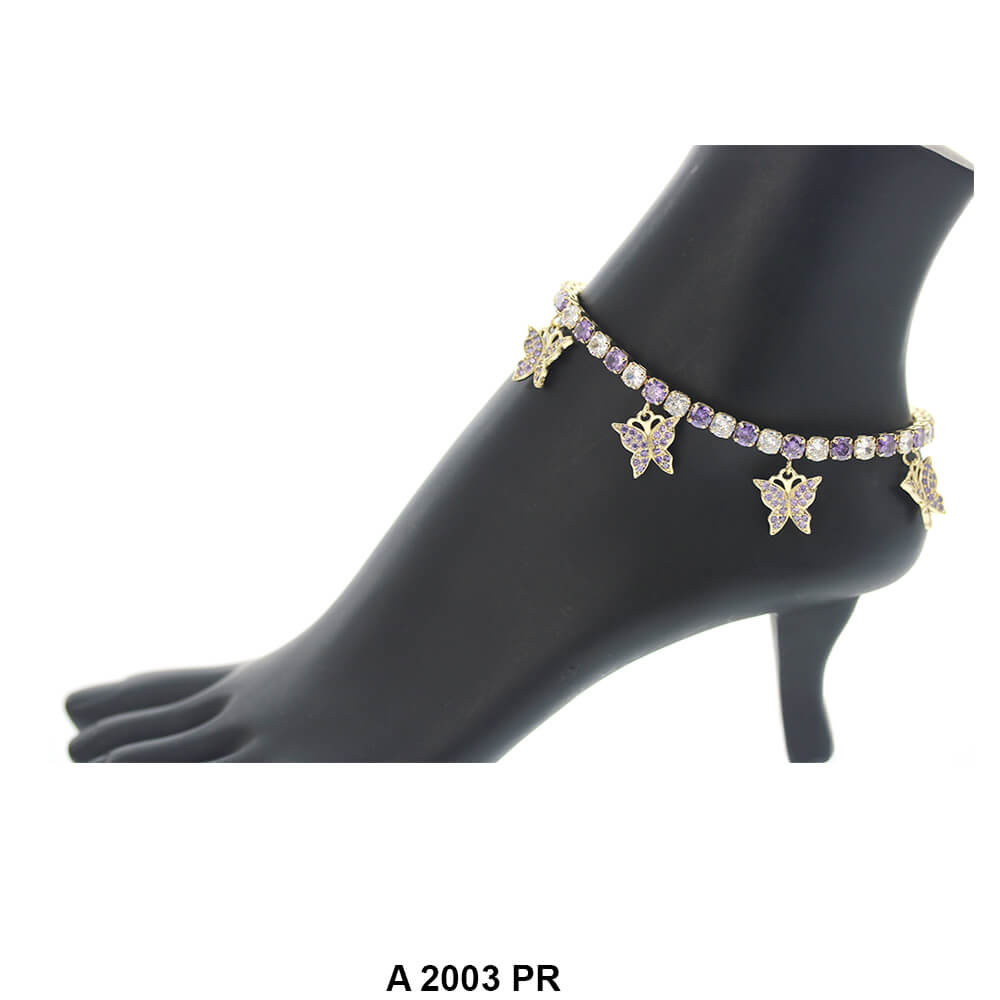 Butterfly Charm Anklets A 2003 PR