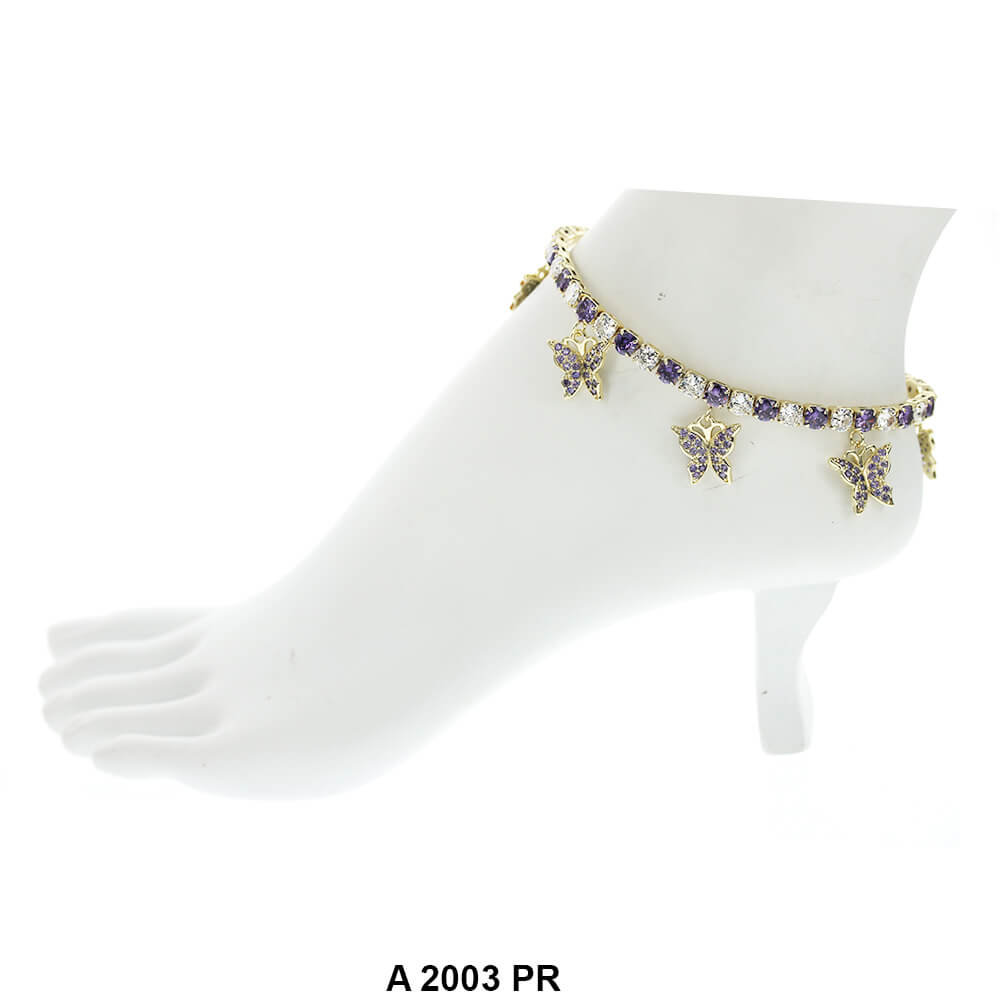 Butterfly Charm Anklets A 2003 PR