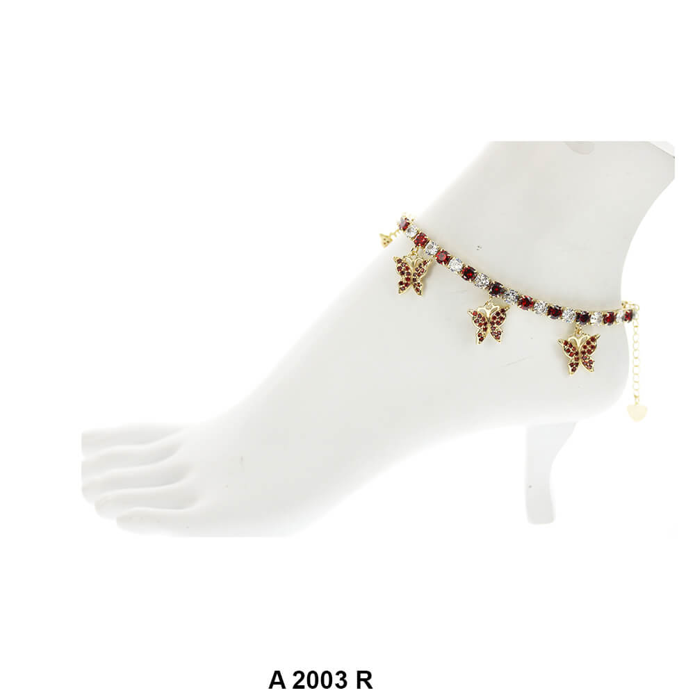 Butterfly Charm Anklets A 2003 R