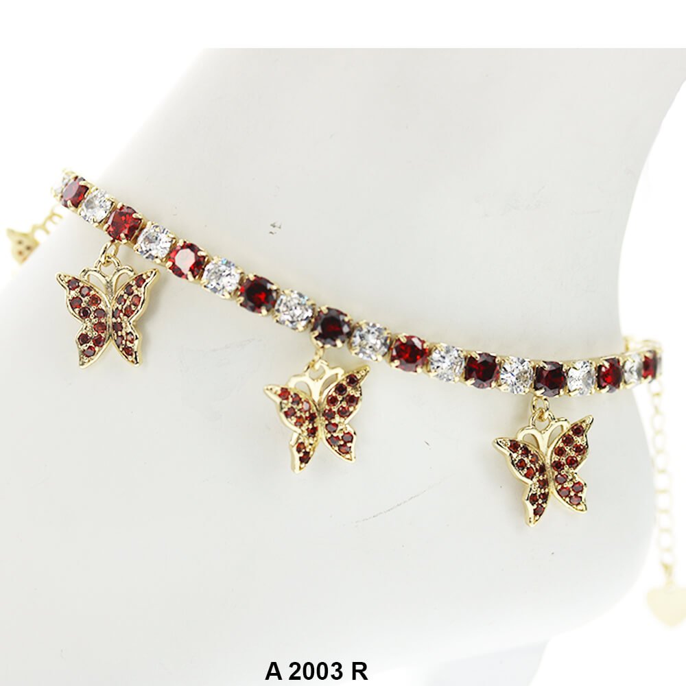 Butterfly Charm Anklets A 2003 R