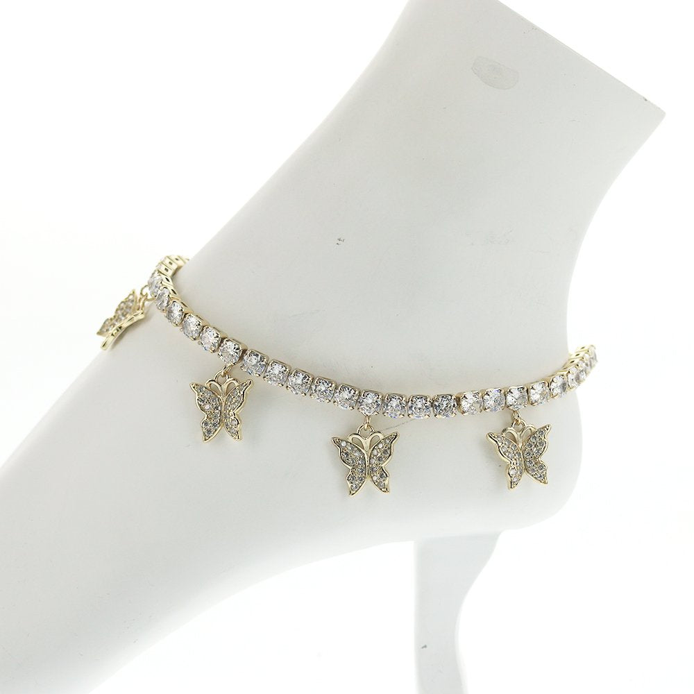 Butterfly Charm Anklets A 2003 W