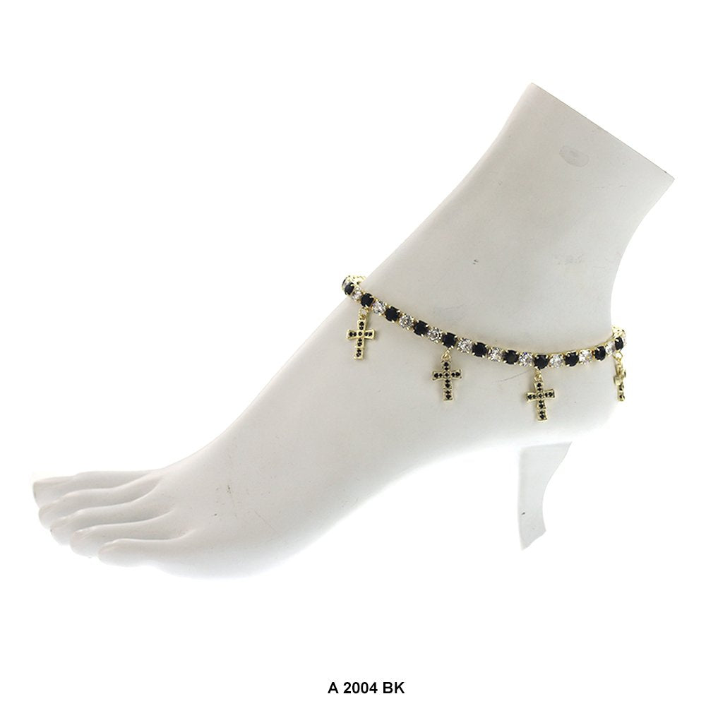 Cross Charm Anklets A 2004 BK