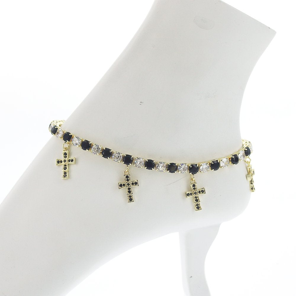 Cross Charm Anklets A 2004 BK