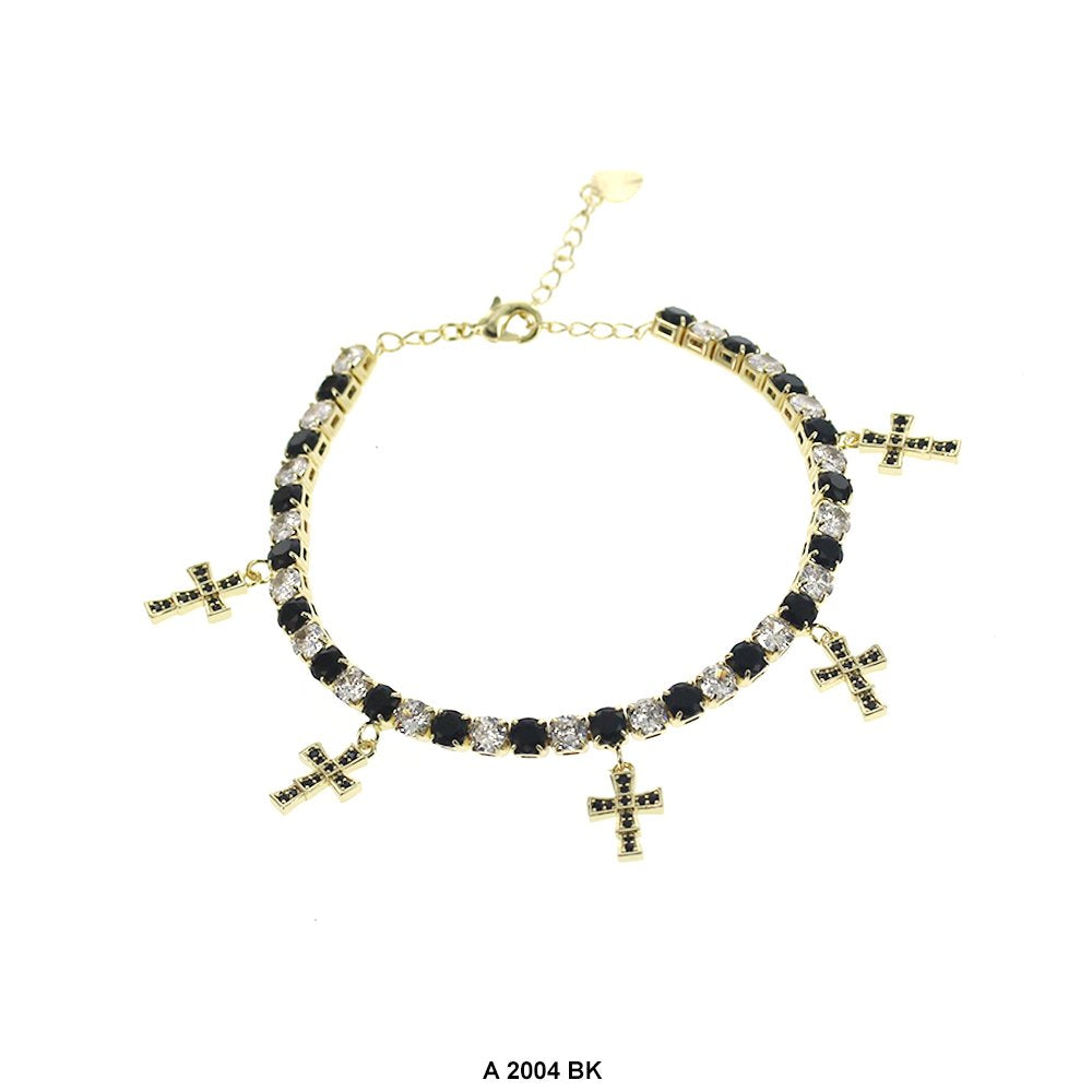 Cross Charm Anklets A 2004 BK