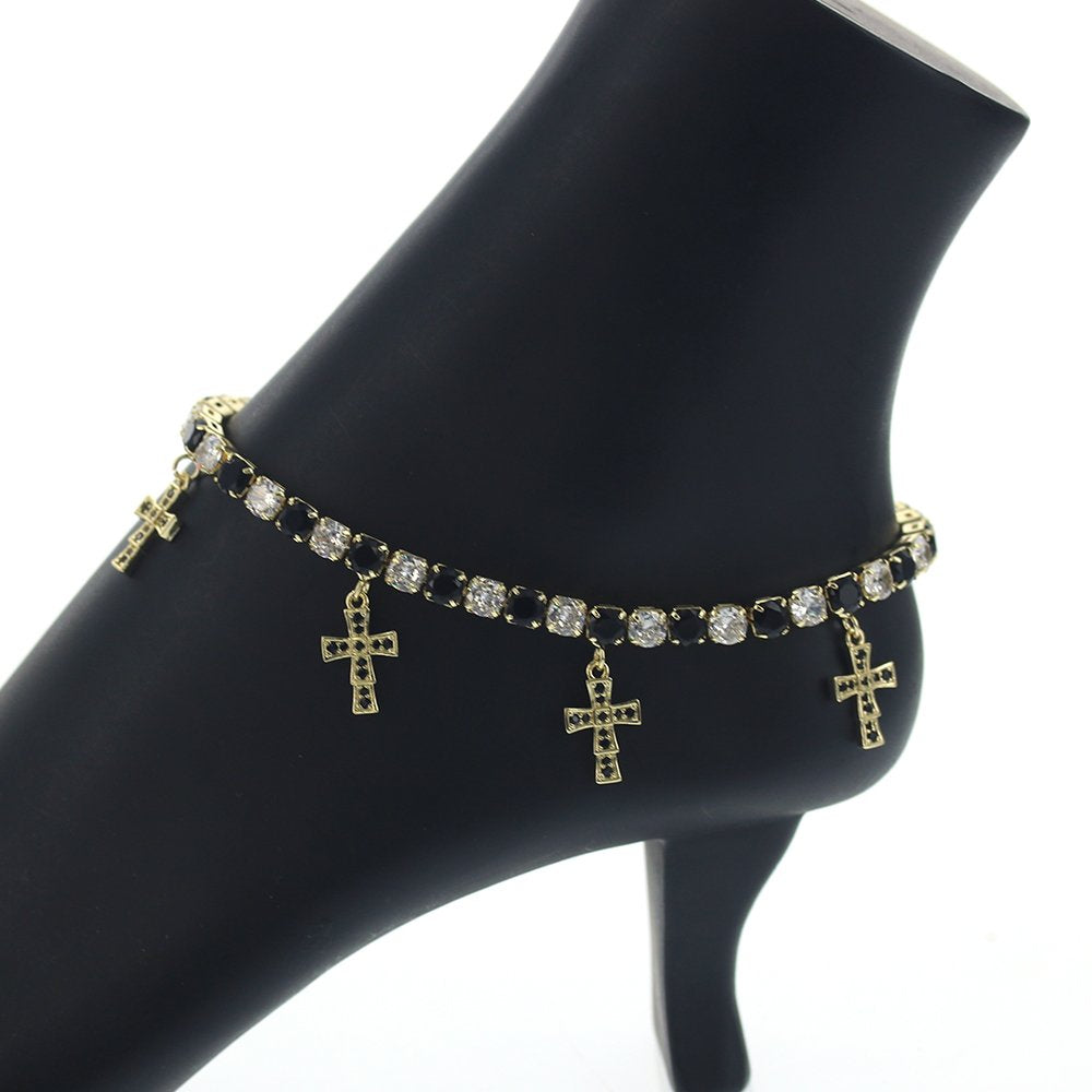 Cross Charm Anklets A 2004 BK