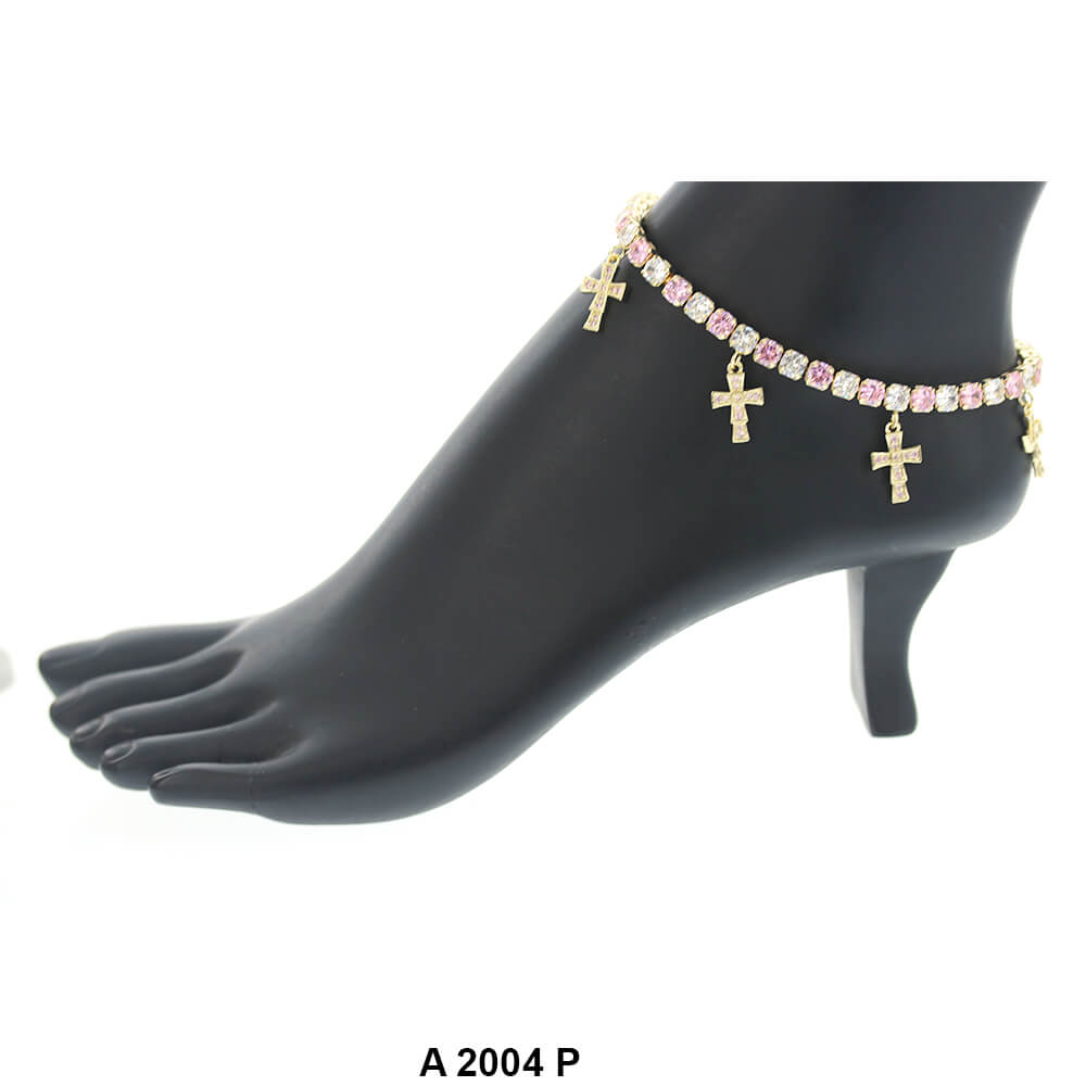 Cross Charm Anklets A 2004 P