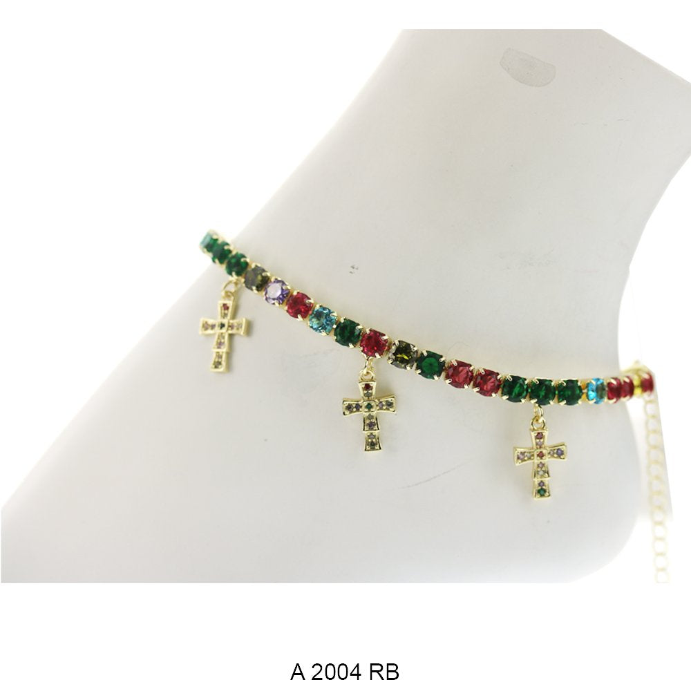 Cross Charm Anklets A 2004 RB
