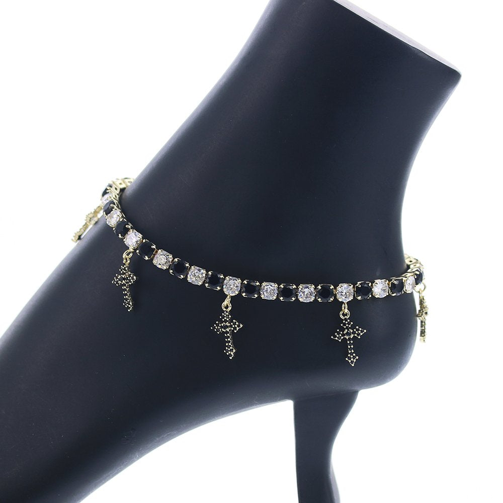 Cross Charm Anklets A 2005 BK