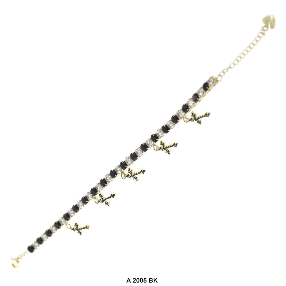 Cross Charm Anklets A 2005 BK