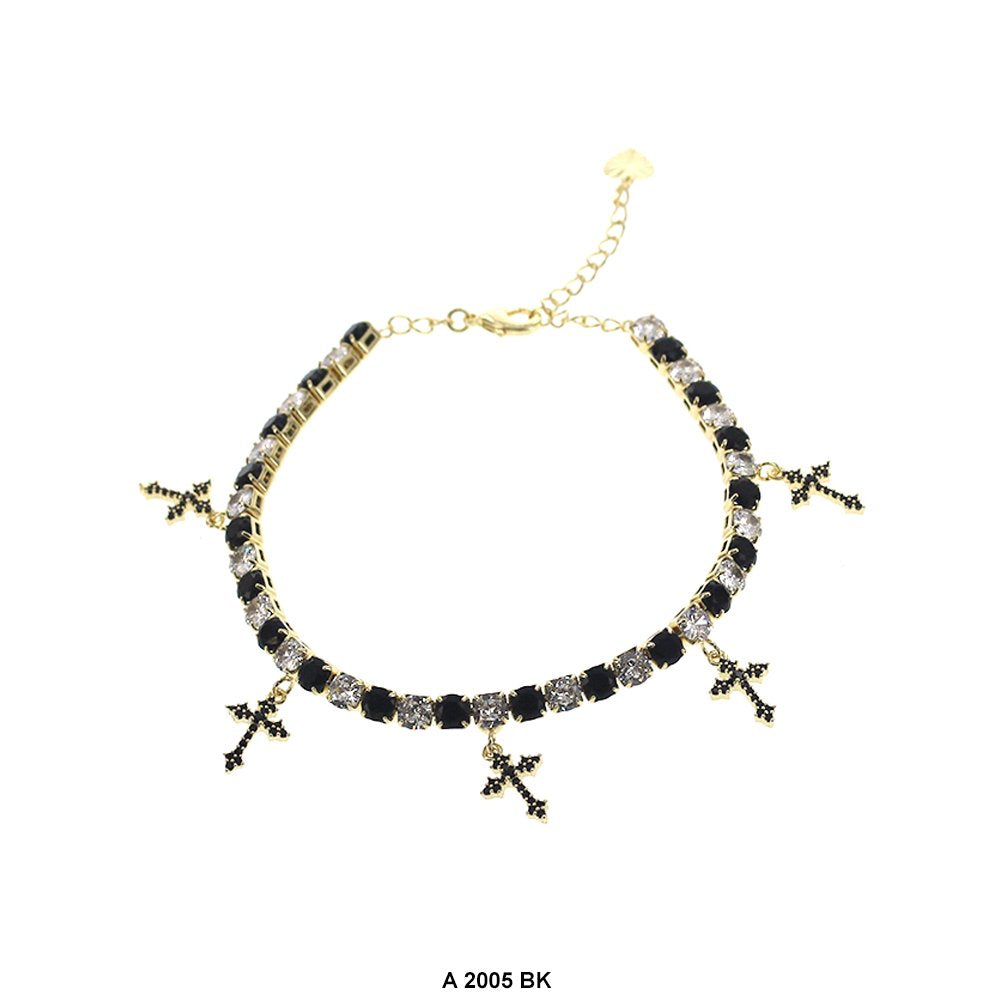 Cross Charm Anklets A 2005 BK