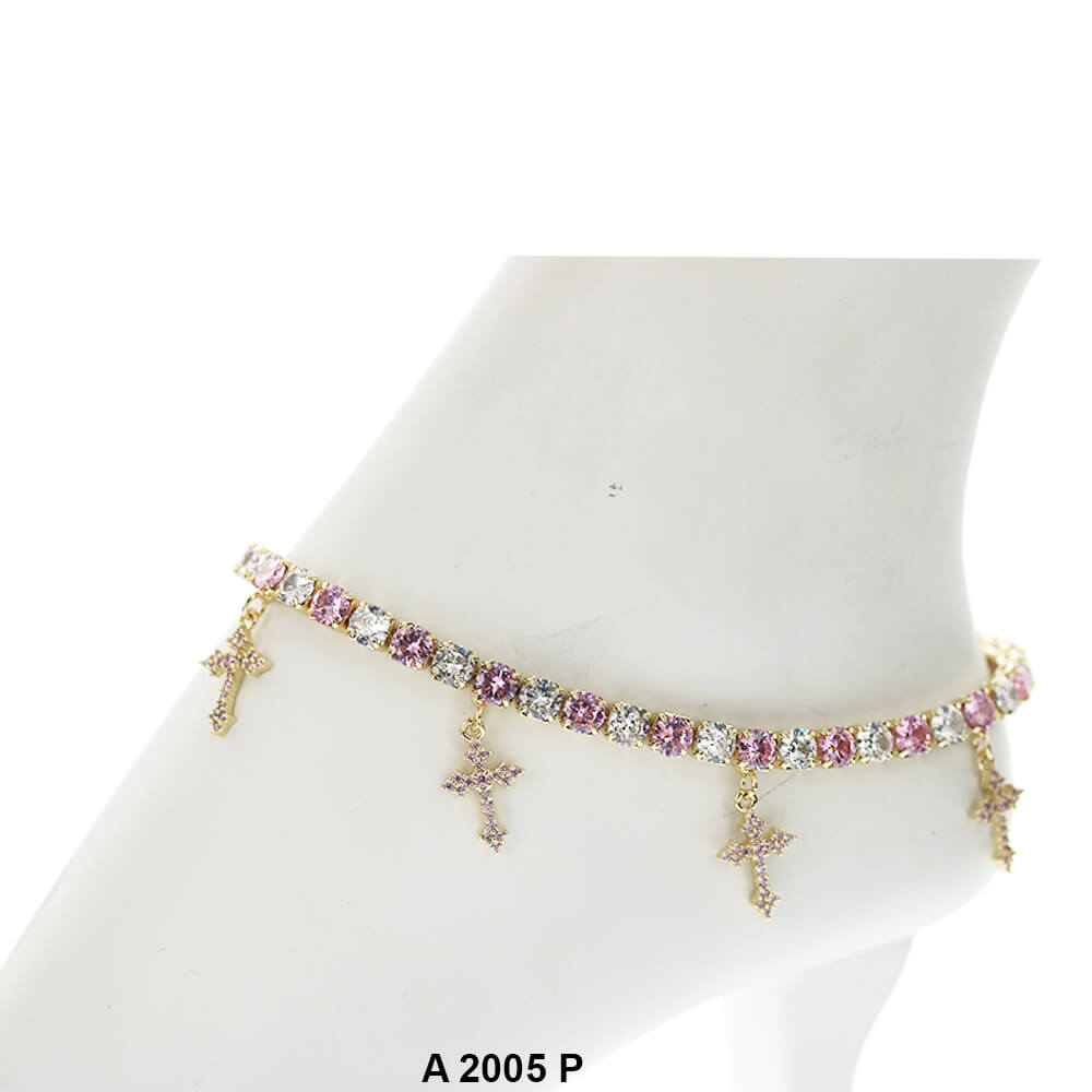 Cross Charm Anklets A 2005 P