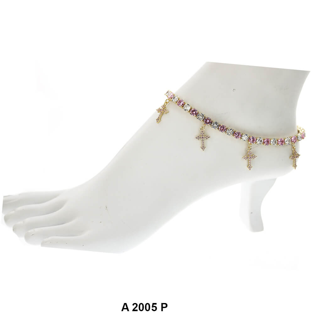 Cross Charm Anklets A 2005 P