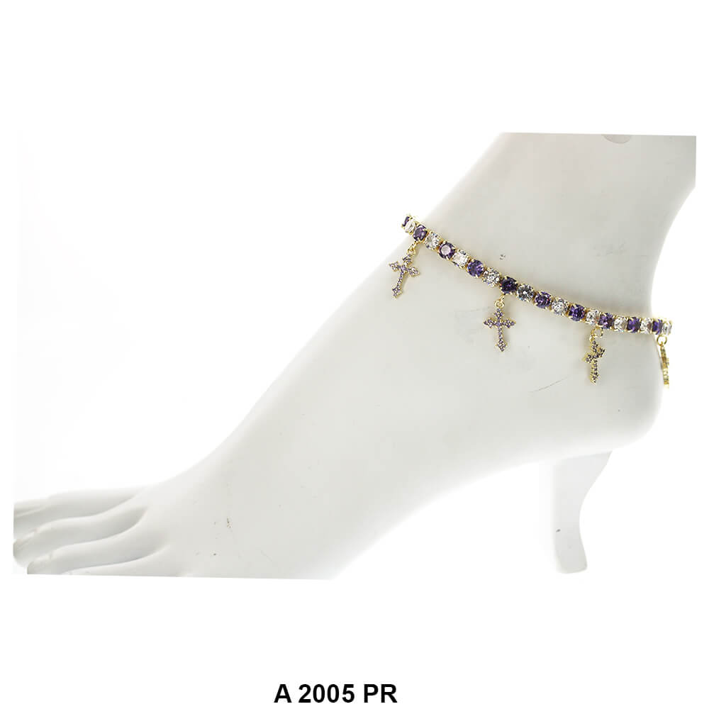 Cross Charm Anklets A 2005 PR