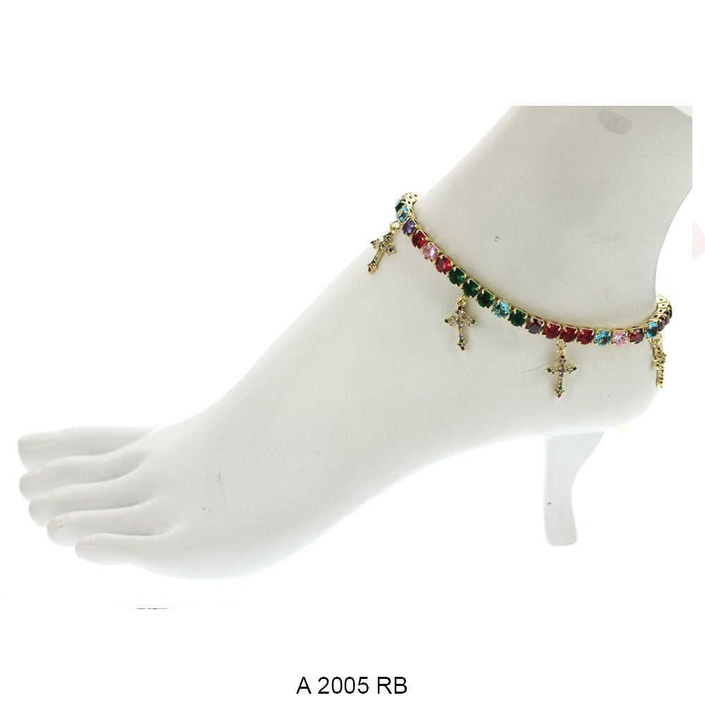 Cross Charm Anklets A 2005 RB