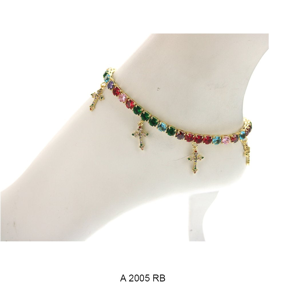 Cross Charm Anklets A 2005 RB