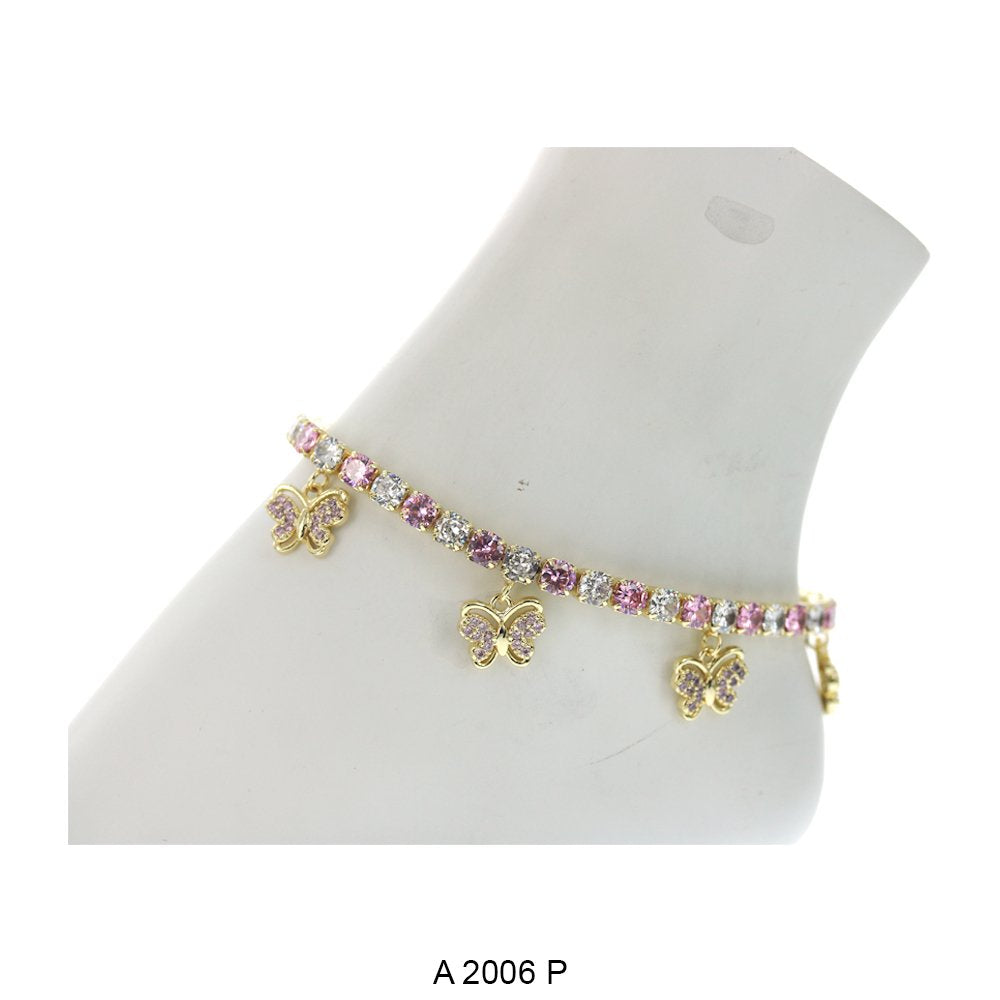 Butterfly Charm Anklets A 2006 P