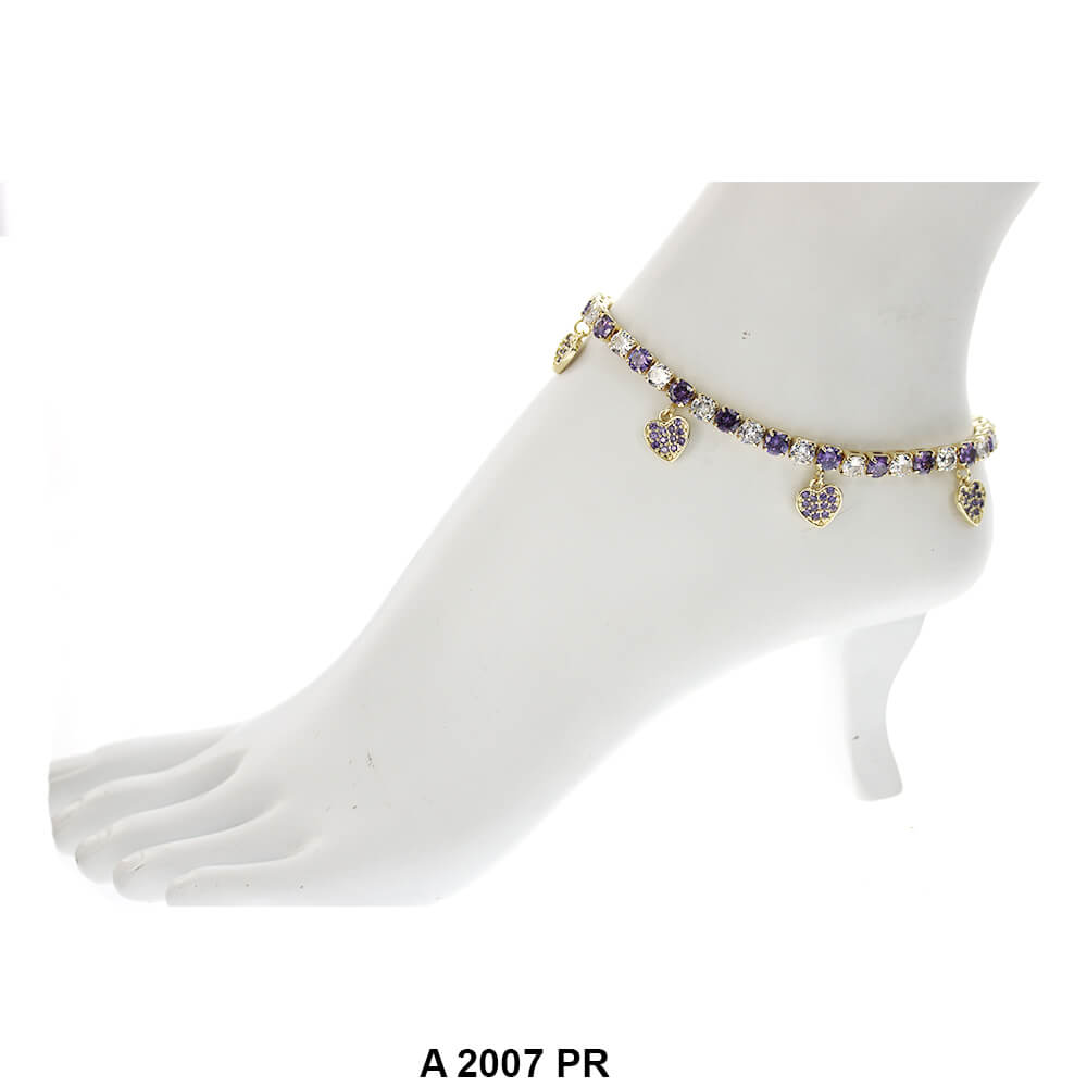 Heart Charm Anklets A 2007 PR