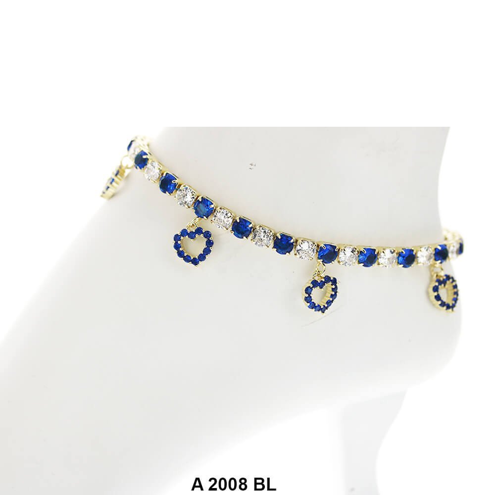 Heart Charm Anklets A 2008 BL