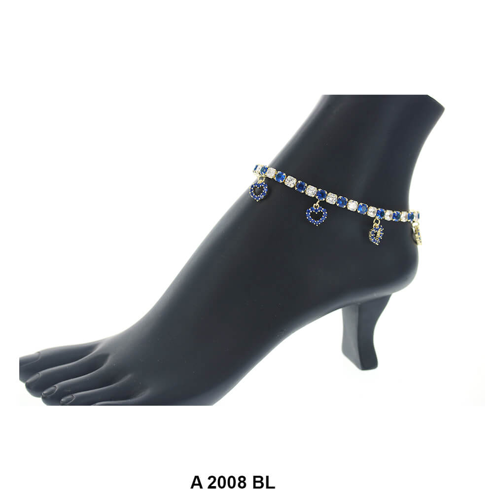 Heart Charm Anklets A 2008 BL