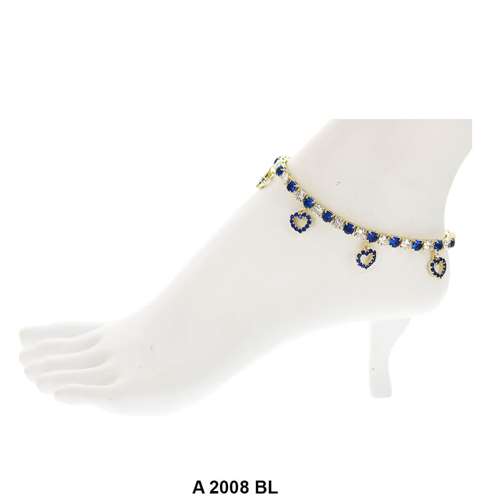 Heart Charm Anklets A 2008 BL