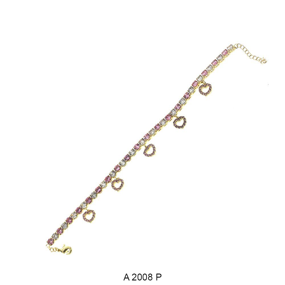 Heart Charm Anklets A 2008 P