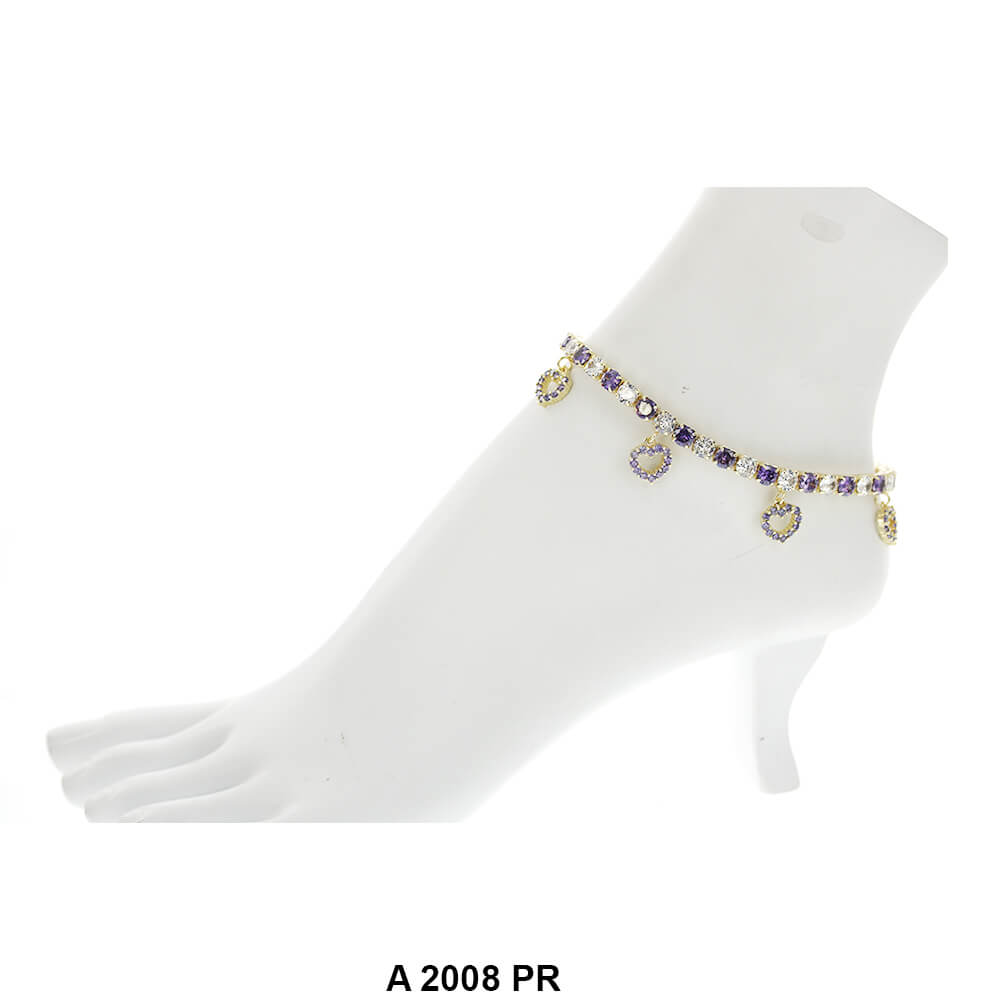 Heart Charm Anklets A 2008 PR