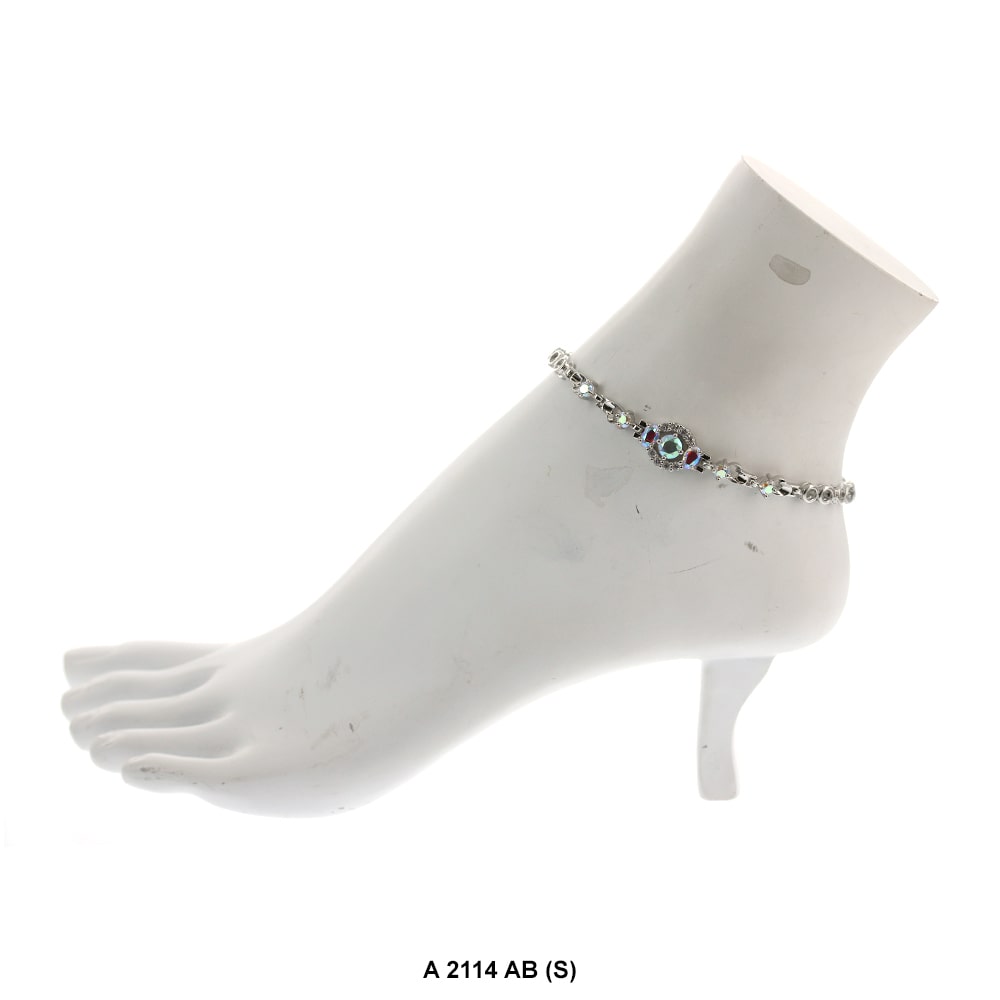 CZ Anklet A 2114 AB (S)