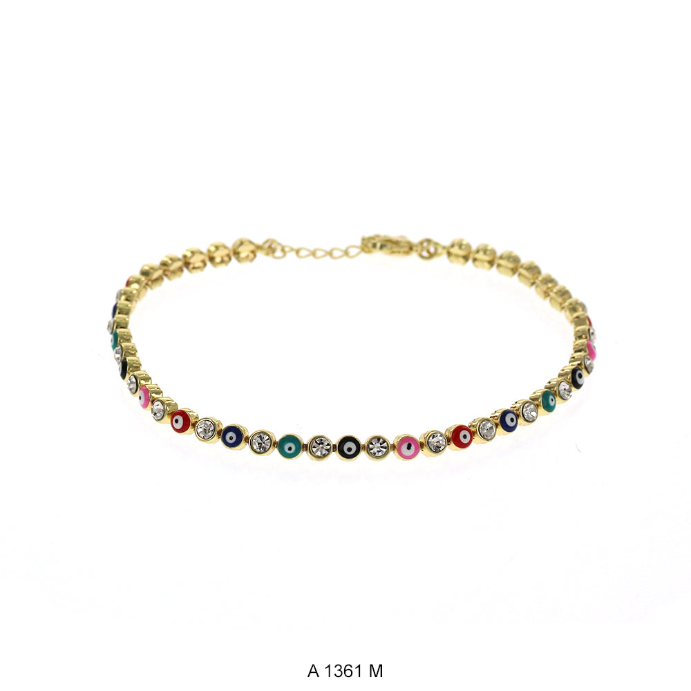 Evil Eye Anklets A 1361 M