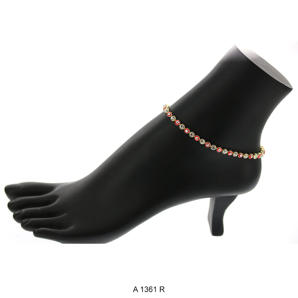 Evil Eye Anklets A 1361 R