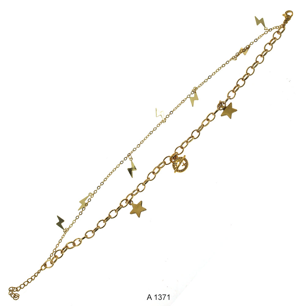 Gold Plated Anklet A 1371